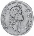 ½ Pence (Halfpenny. Hibernia. Harp at Left, head at rigth)