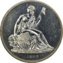 1 Dollar (Gobrecht dollar - Seated Liberty)
