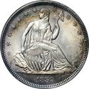 50 Cents / Half Dollar (Seated Liberty)