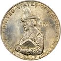 50 Cents / Half Dollar (Pilgrim Tercentenary)