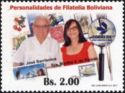 José Barrientos and Martha de Peredo, Philatelists