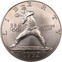 1 Dollar (1992 Olympics - Baseball / France and Spain)