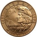 5 Dollars (Christopher Columbus Quincentenary Gold $5)