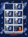 US space telescope "Copernicus" over earth, Souvenir Sheet