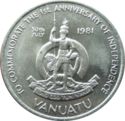 50 Vatu (1st Anniversary of Independence)