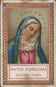 "Saint Mary - Purity", Roma, Società Litografica S. Giuseppe - Modena, Lazio - Madonna