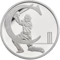 10 Pence (C - Cricket - Silver edition)