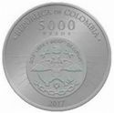5,000 Pesos (200th Anniversary of Cundinamarca's Independence)