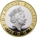 2 Pounds (RAF Centenary Badge - Silver Piedfort)