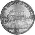 ½ Piastra (Signing of the Peace of Ryswick. No date)