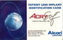 Acry Sof. Alcon Laboratories