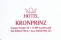 Hotel Kronprinz Greifswald - Warsteiner