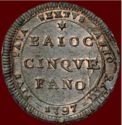 5 Baiocchi (Madonnina. Pius VI)