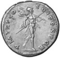 1 Denarius (Trajan - Mars)