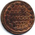½ Baiocchi (Mezzo. Benedict XIV. No date)