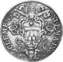 ½ Piastra (Clement XI)