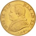 20 Lire (Pius IX. XX, XXI)