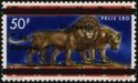 Lion (Panthera Leo) overprinted "Royaume du Burundi"