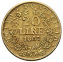 20 Lire (Pius IX. XXI, XXII)