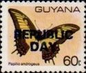 "REPUBLIC DAY" on 60c Butterfly