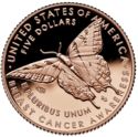5 Dollars (Breast Cancer Awareness 2018 $5 Gold Coin)