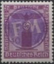 Print on German Empire stamp