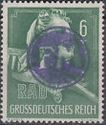 Print on German Empire stamp