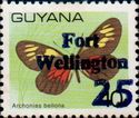 "25" and "Fort Wellington" on 10c Butterfly