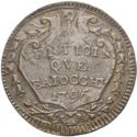 25 Baiocchi (Venticinque. Pius VI. TVS - GH)