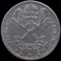 2 Carlini (Pius VI. No date. Star)