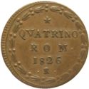 1 Quattrino (Leo XII. R *)