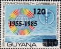 120 On 110 On 10c 1980 Stamp