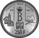 250 Francs (20th Anniversary - King Baudouin Foundation)