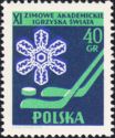 Ice Hockey Sticks with Puck and Ice Crystal - Perf 12½ x 12¾