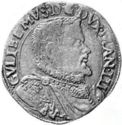 1 Doppia (Guglielmo Gonzaga. GVLIELMVS/FERRATIS)