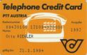 Telephone Credit Card - PTT AUSTRIA