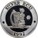 1 Silver Ecu (Angel with a harp)