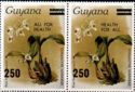 Se-tenant pair of 250c stamps