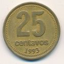 25 Centavos (bold currency & year)