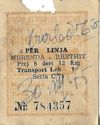 Ticket for lines within the district. For distances from 8 t