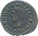 1 Denaro (Alfonso I d´Este. No date)