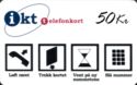 Ikt Telefonkort 50 (Red Logo)