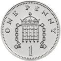 1 Penny (Crowned Portcullis - One -1)