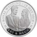 5 Pounds (Royal Wedding, HRH Prince Henry of Wales and Meghan Markle, Silver)