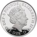 5 Pounds (Royal Wedding, HRH Prince Henry of Wales and Meghan Markle. Silver Piedfort)