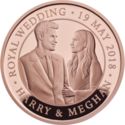 5 Pounds (Royal Wedding, HRH Prince Henry of Wales and Meghan Markle, Gold)