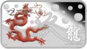 1 Dollar (Year of the Dragon - Red dragon)