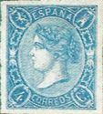 Isabel II No expendido 1865