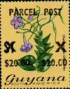 Chelonanthus uliginoides overprinted "PARCEL POST"