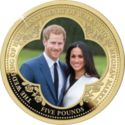 5 Pounds (Royal Wedding, His Royal Highness Prince Henry of Wales and Meghan Markle)
